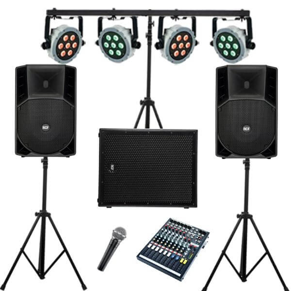Licht Geluid Set 100 Personen Huren Licht Geluid Set 100 Personen Huren