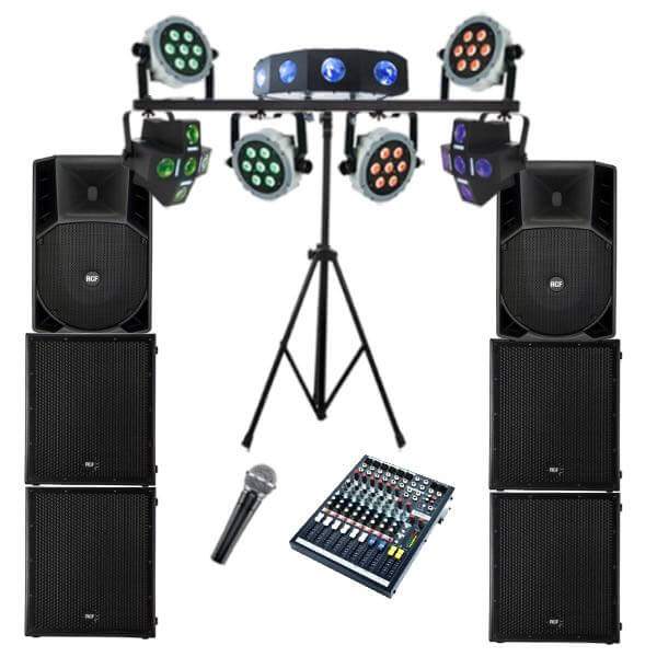 Licht Geluid Set 250 Personen Huren Licht Geluid Set 250 Personen Huren