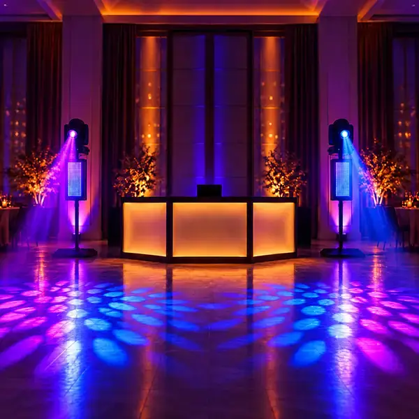 Moving heads set S impressie Moving heads set S impressie
